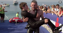 A son who is ignored all his life asks his Dad to do an ironman with him.