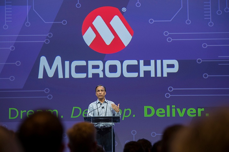 Microchip CEO Steve Sanghi addresses MASTERs keynote
