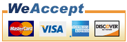 Most major credit cards accepted